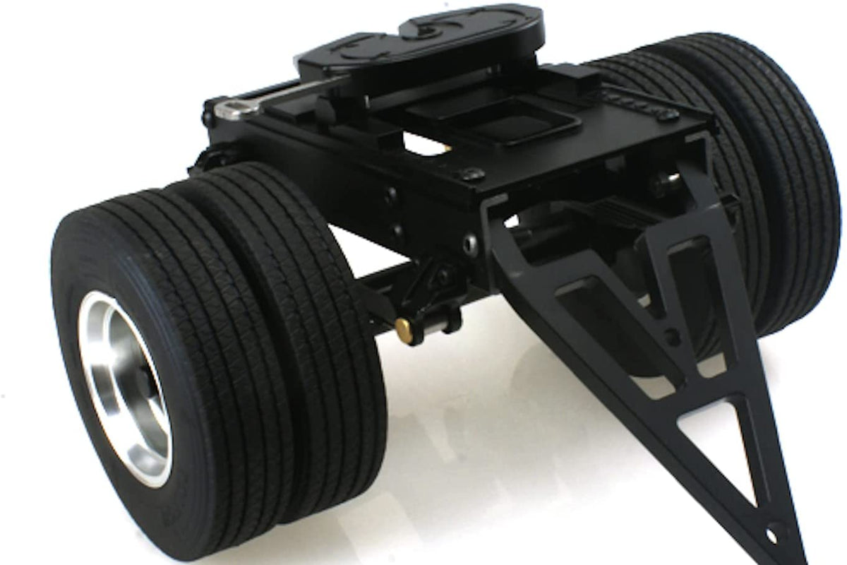 LESU 1/14 トラック・トレーラー 単軸 中間トレーラー トレーラー連結用 （シングル、ダブルタイヤ選択可能） – ROC model