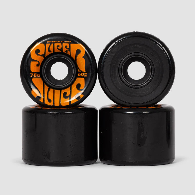 OJ Soft Wheels 78A Black 60MM