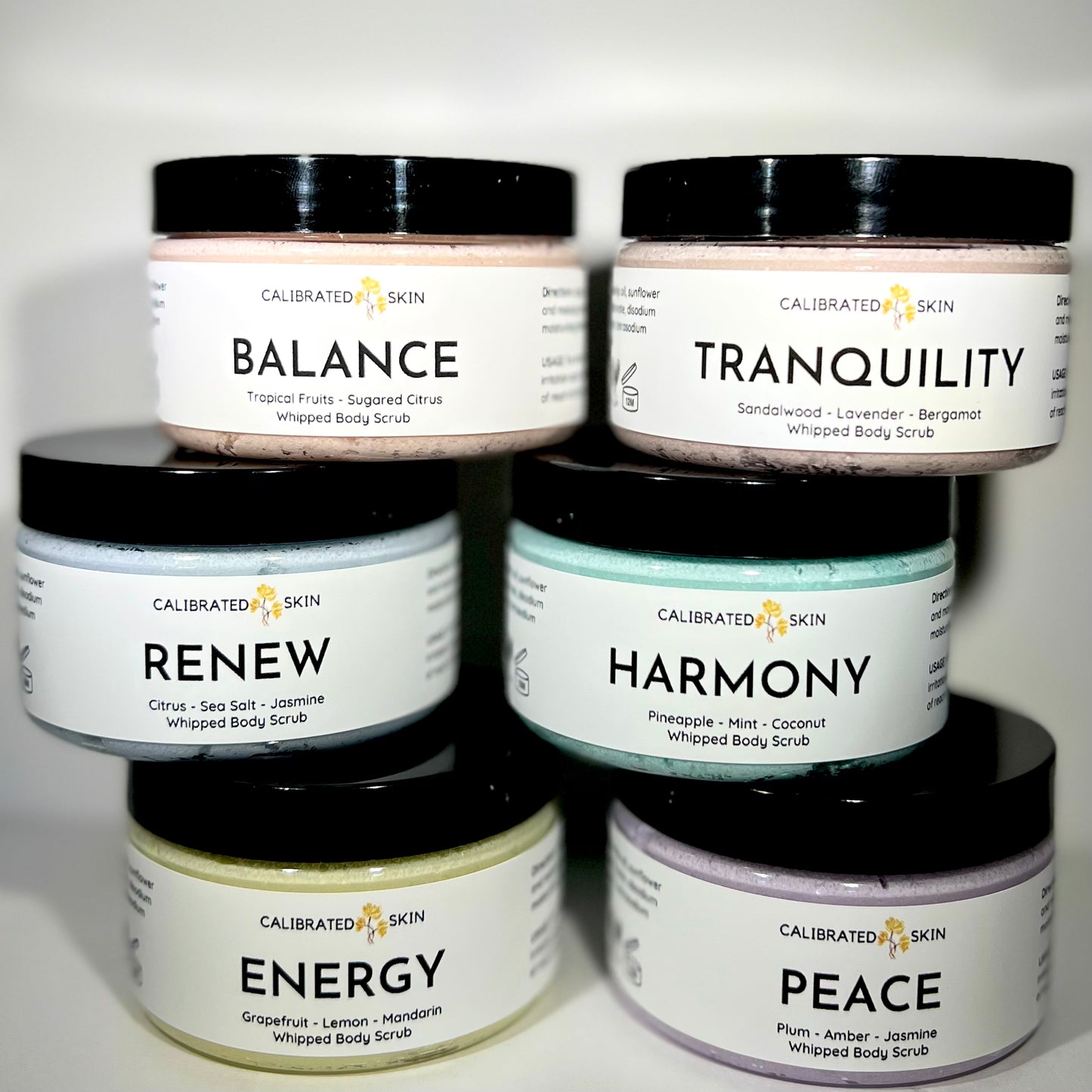PEACE Whipped Body Scrub (Plum, Amber, Jasmine)