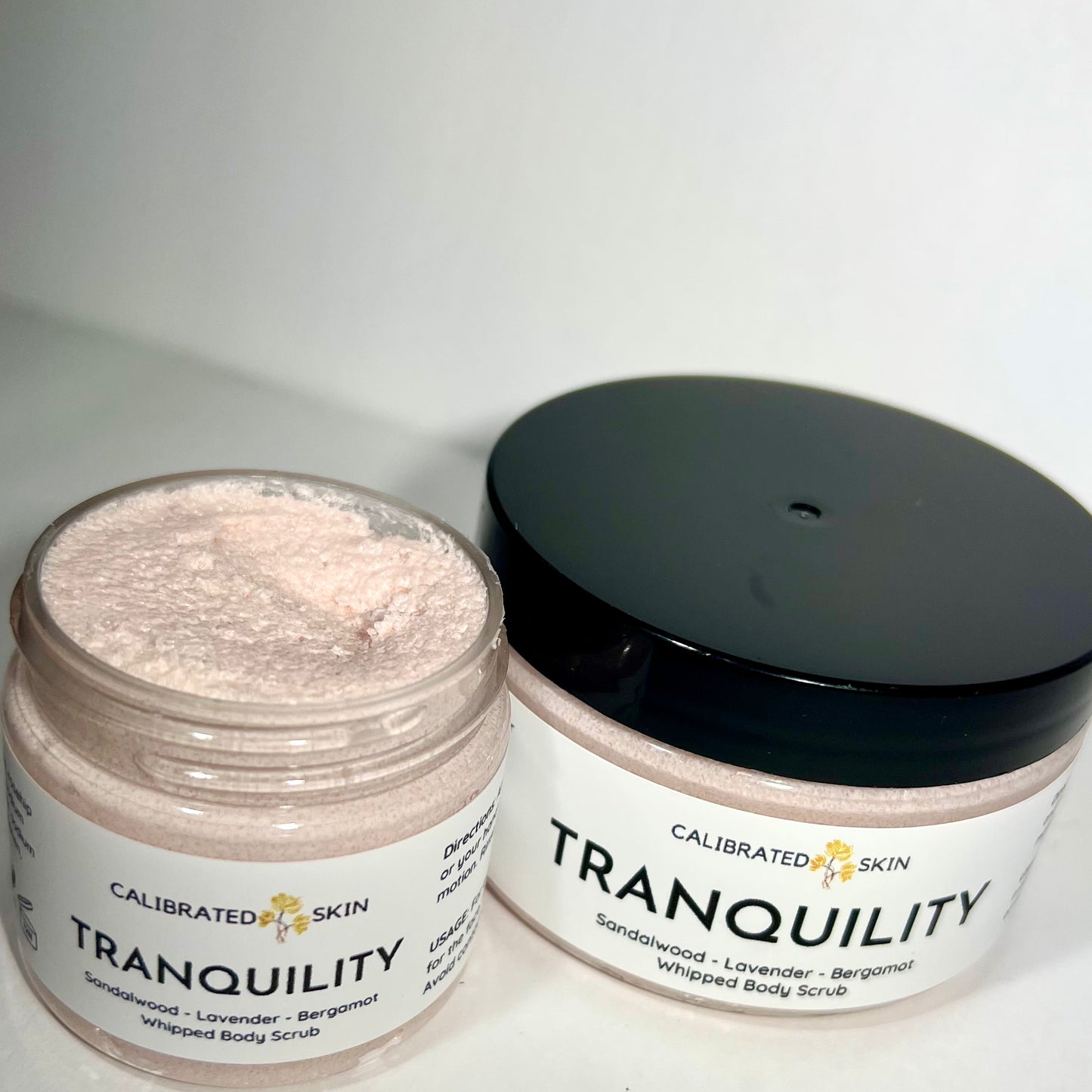 TRANQUILITY Whipped Body Scrub (Sandalwood, Lavender, Bergamot)