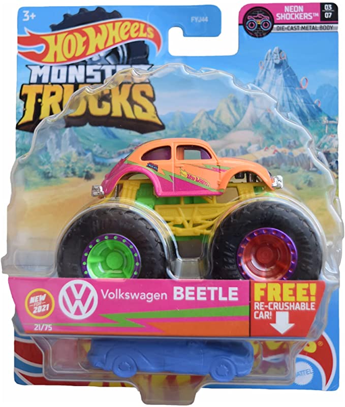 hot wheels monster truck orange