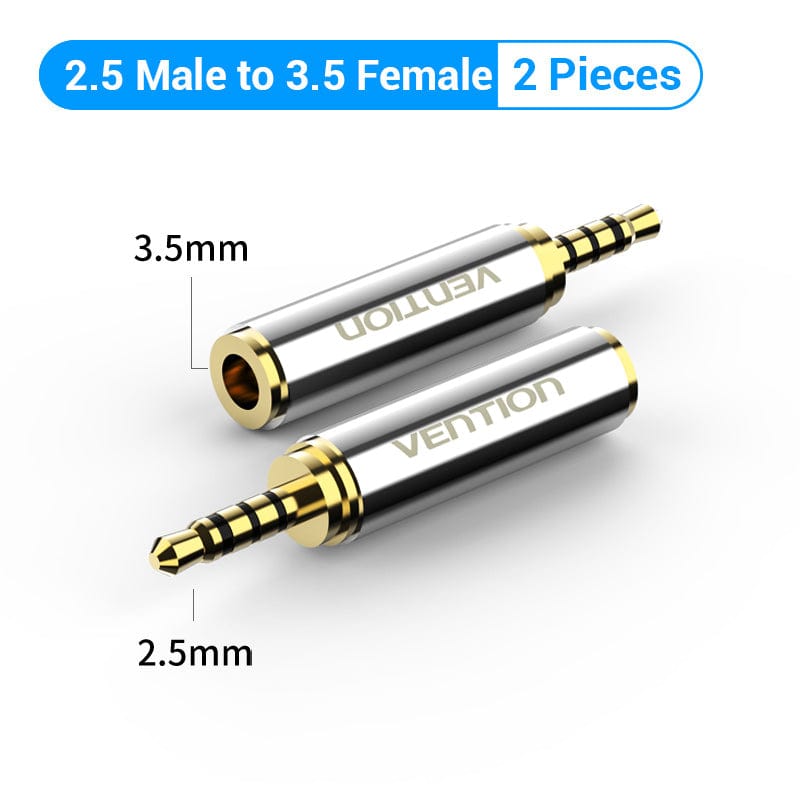 gevechten Kerel Marine Jack 3.5mm to 2.5mm Male to Female Plug Audio Adapter for Speaker Lapt