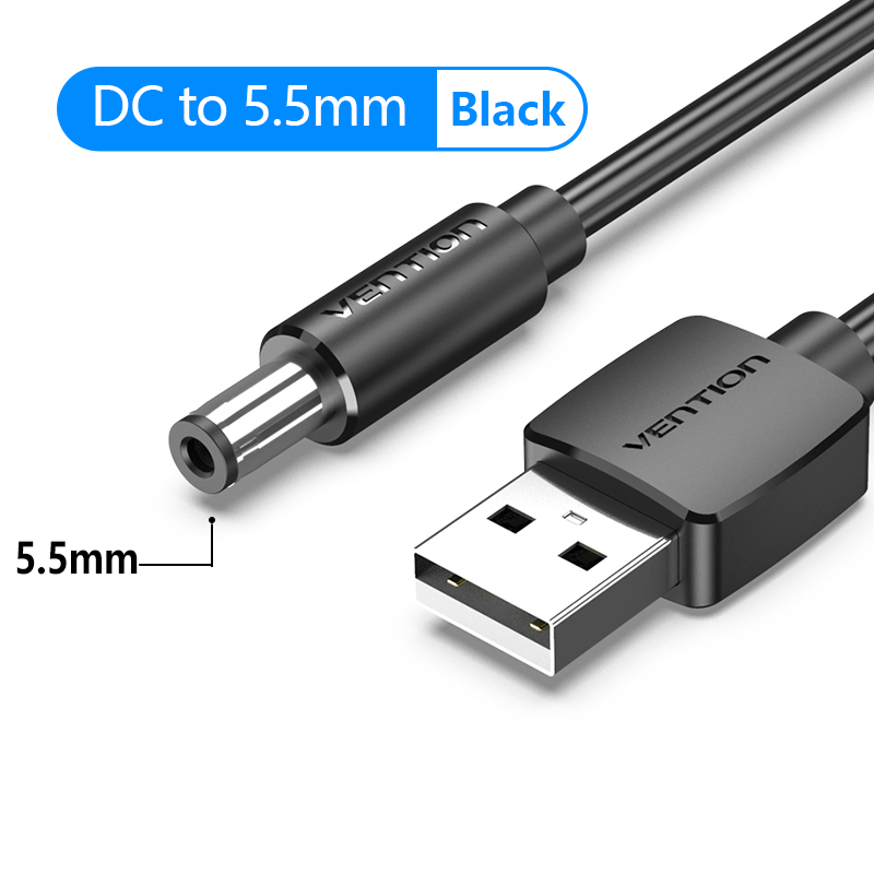 prestar Recomendado codicioso USB to DC 3.5mm Power Cable USB A to 3.5 Jack Connector 5V Power Suppl
