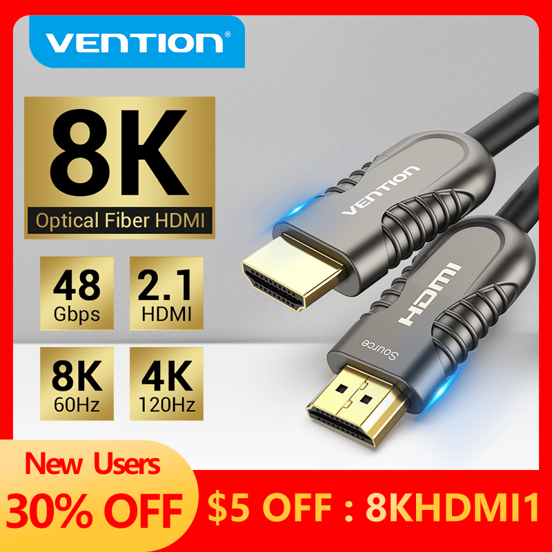 Vention 8K HDMI Cable 120Hz Fiber Optic HDMI Ultra S