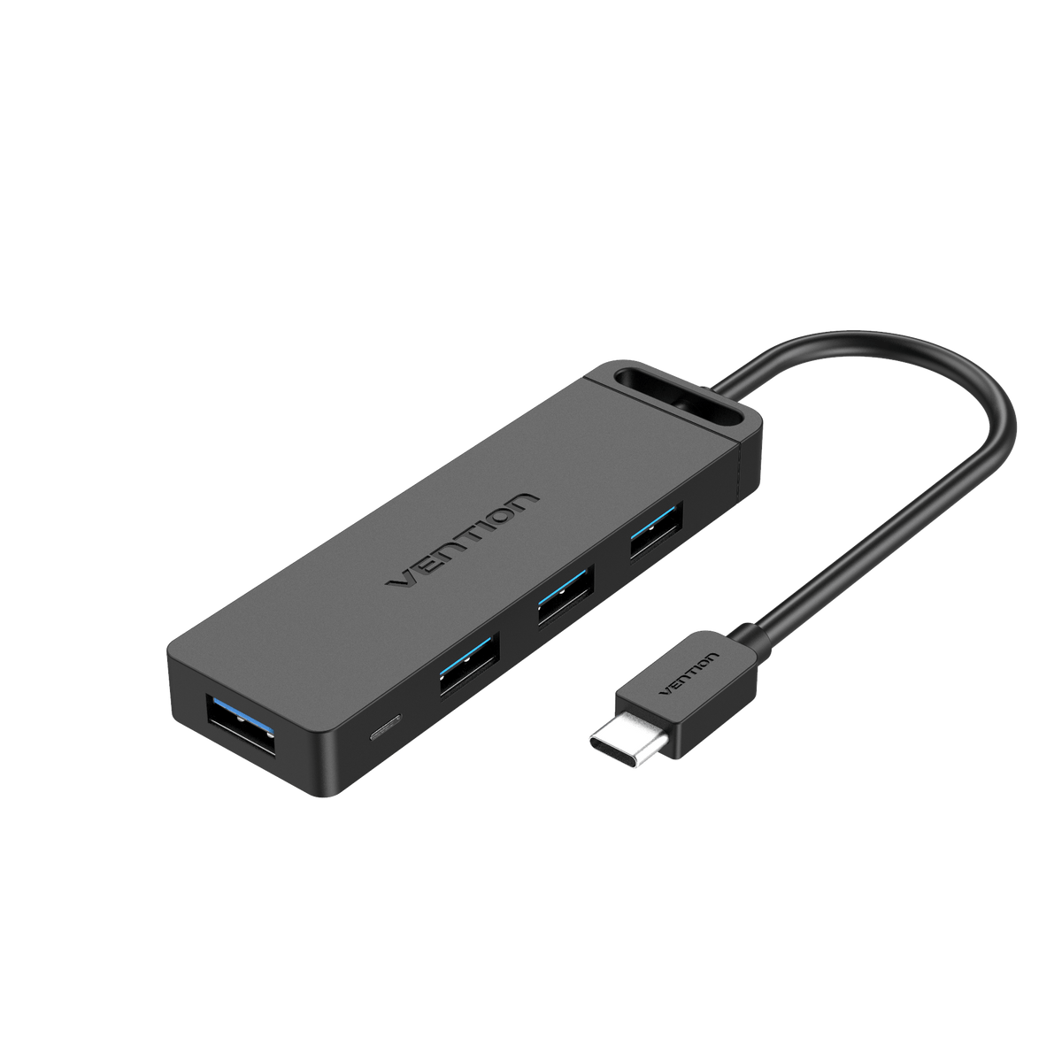 to 4-Port USB 3.0 Hub with Power Supply