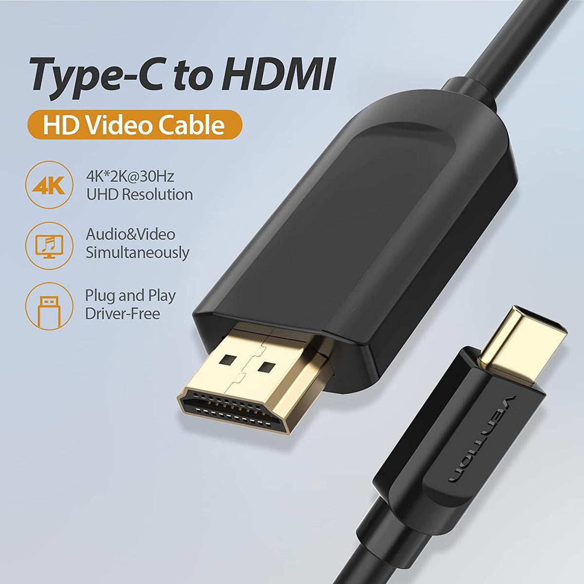 vergaan Openlijk Stuiteren Type-C to 4K HDMI Cable