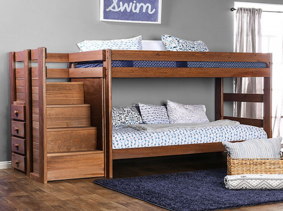 hardwood bunk beds