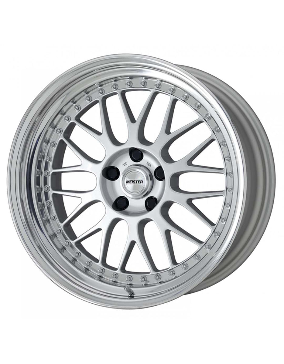 1本価格】ＷORK MEISTER M1 段リム 18×11.5J 5H-114.3(SIL)シルバー-