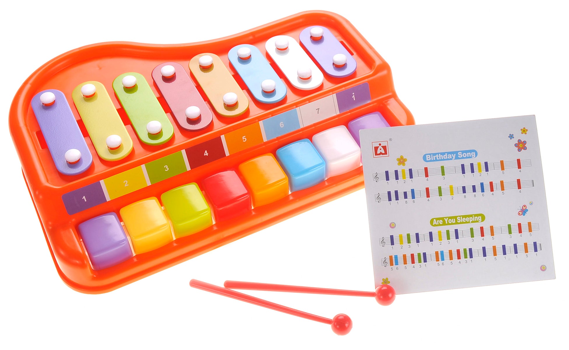 toysery 2 in 1 piano xylophone