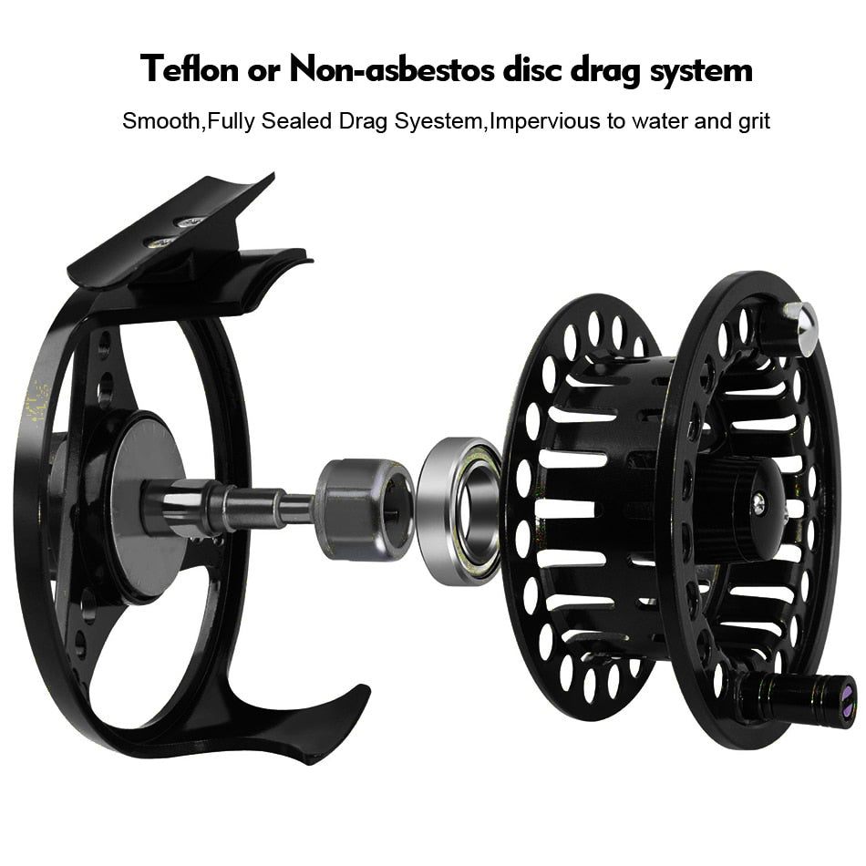 Fly Fishing Reel For Saltwater And Freshwater Fly Wheel 