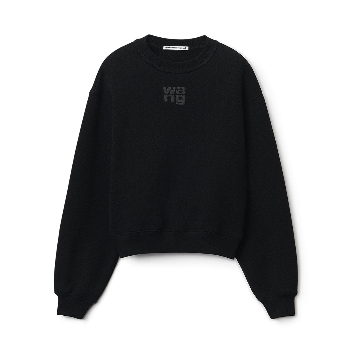 Alexander wang ストラクチャードテリー パフロゴ スウェットシャツ-