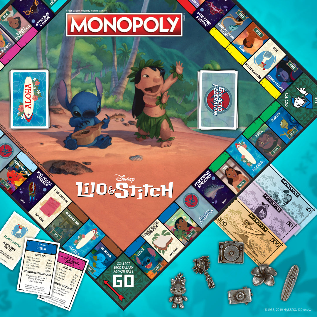 Natte sneeuw voorstel Extremisten MONOPOLY®: Disney Lilo & Stitch – The Op Games