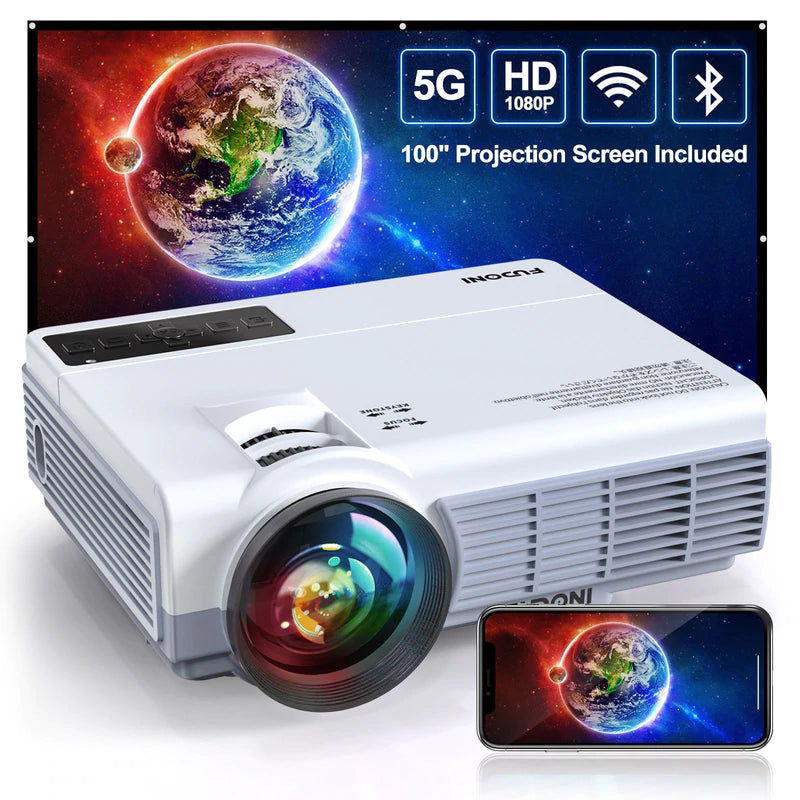 5G WiFi 1080P Video Projector