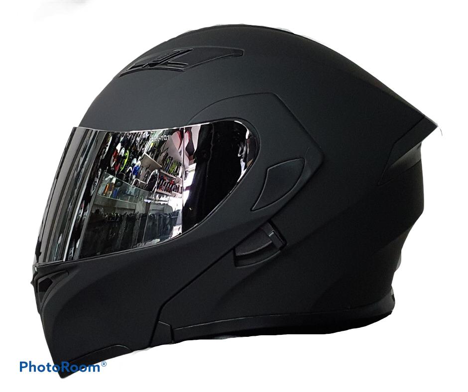 Casco Abatible Unscarred Negro Mate – Moto Helmets &