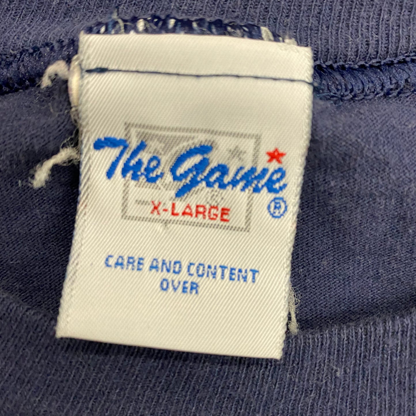 Vintage Cropped Syracuse University Embroidered Tee - Size XL