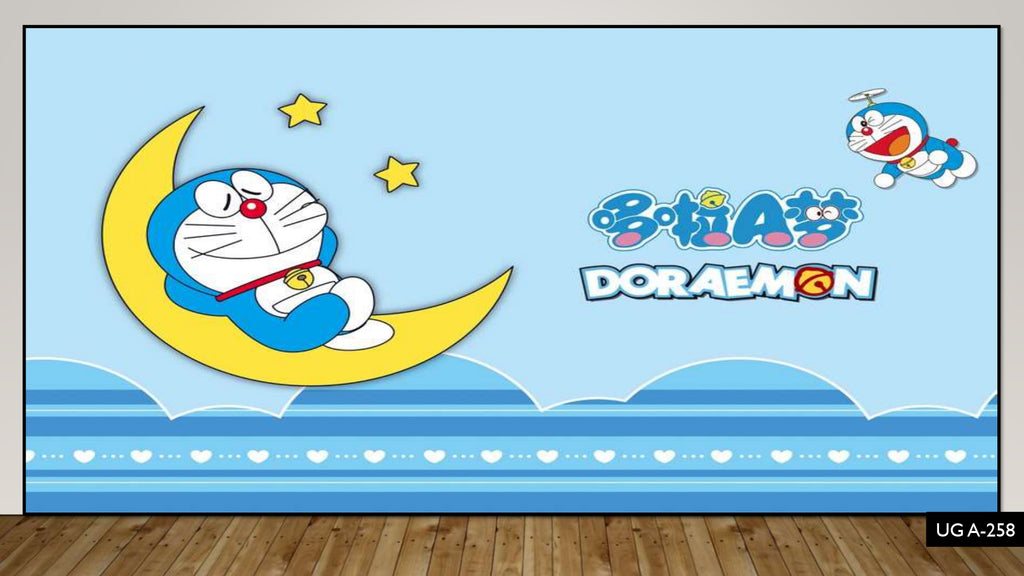3D Decorative Doraemon Wallpaper for Wall – Myindianthings