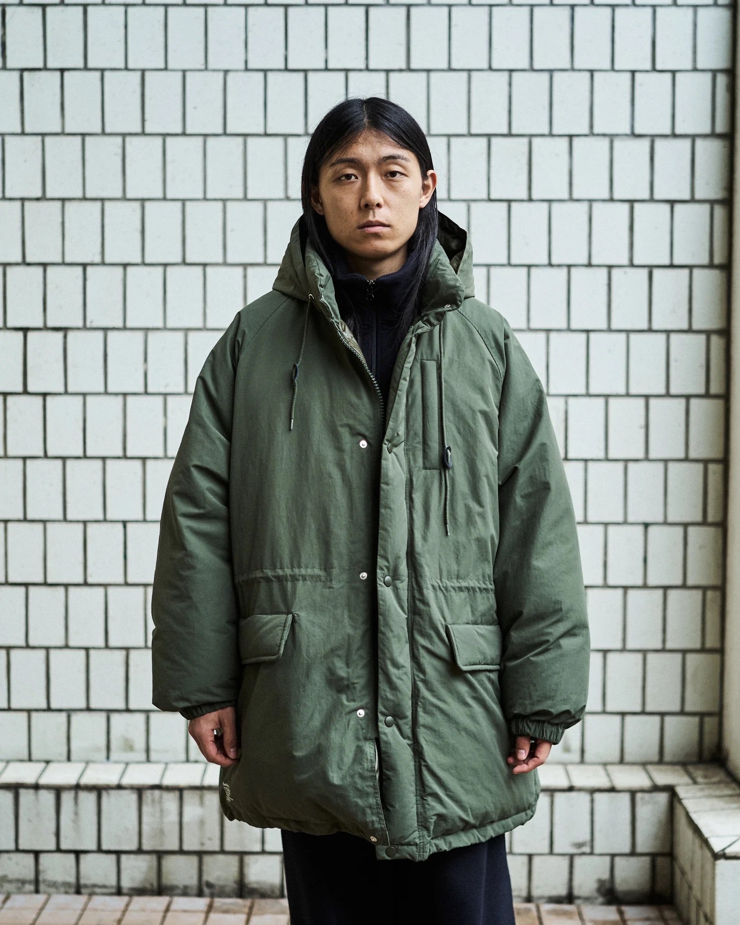 可愛すぎるフェミニンデザイン♪ FreshService LONG HOODED DOWN COAT