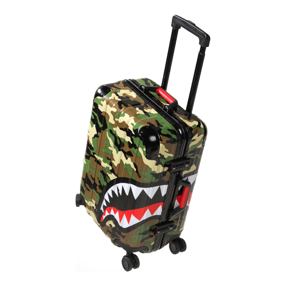 sprayground camo luggage