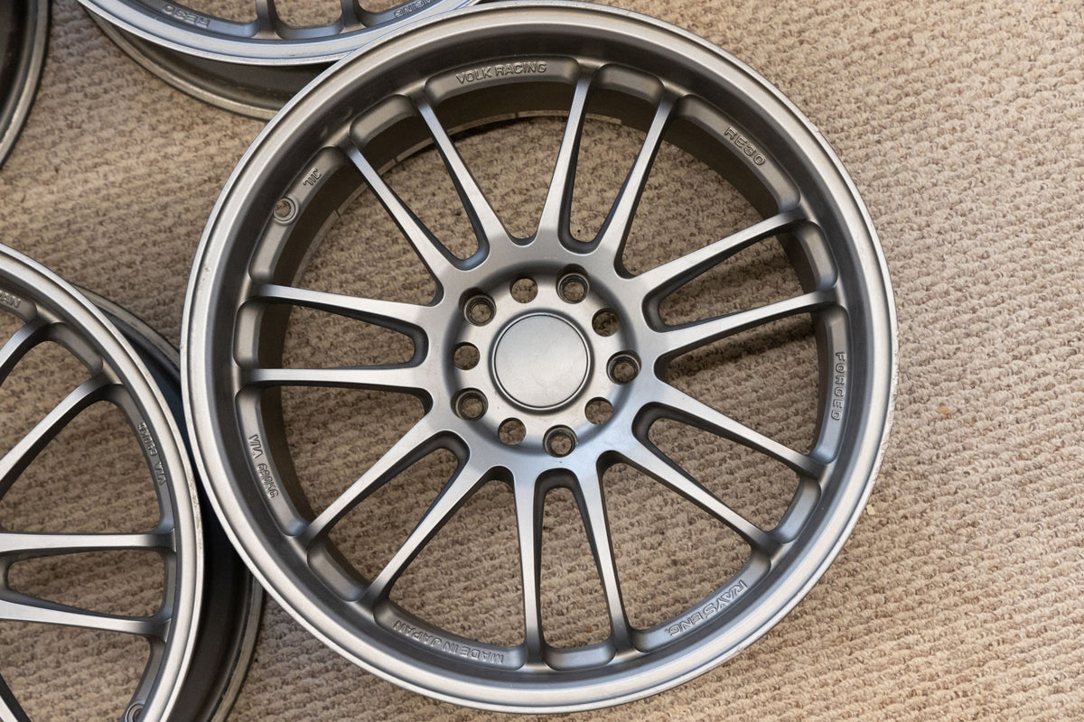 Used Rays Engineering RE30 Wheel Set 5x120 18x8 ET40 and 18x9.5