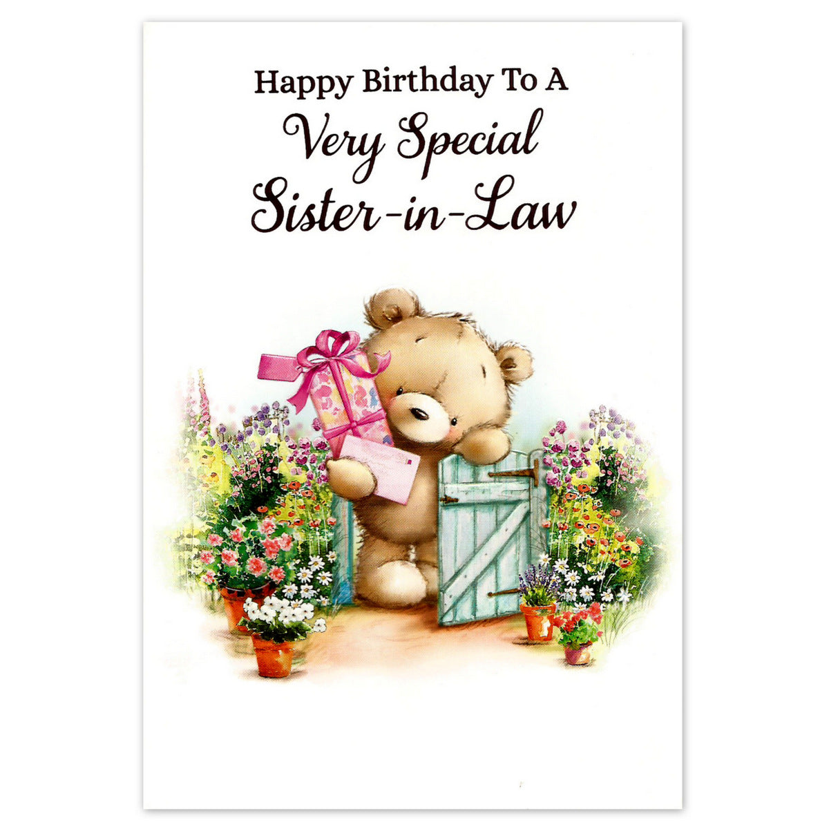 Sister In Law Birthday (Teddy) – YuukoCards