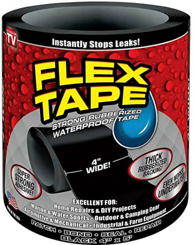 Shop-STORY Flex Tape lote de 2 unidades ultrarresistente cinta adhesiva impermeable e impermeable 