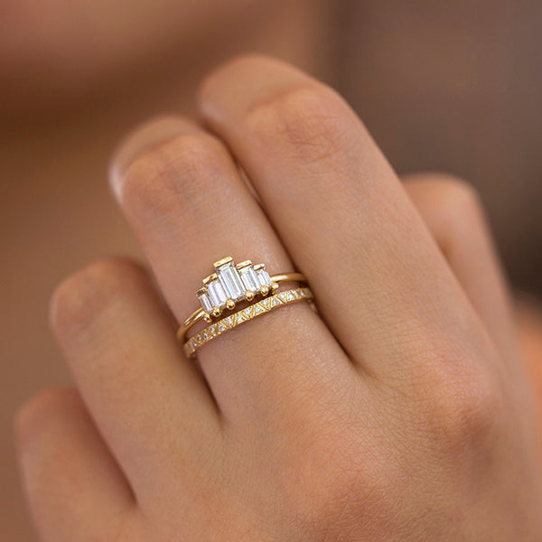 doorgaan sturen passend Art Deco Engagement Ring Set with Baguette Cut Diamonds – ARTEMER