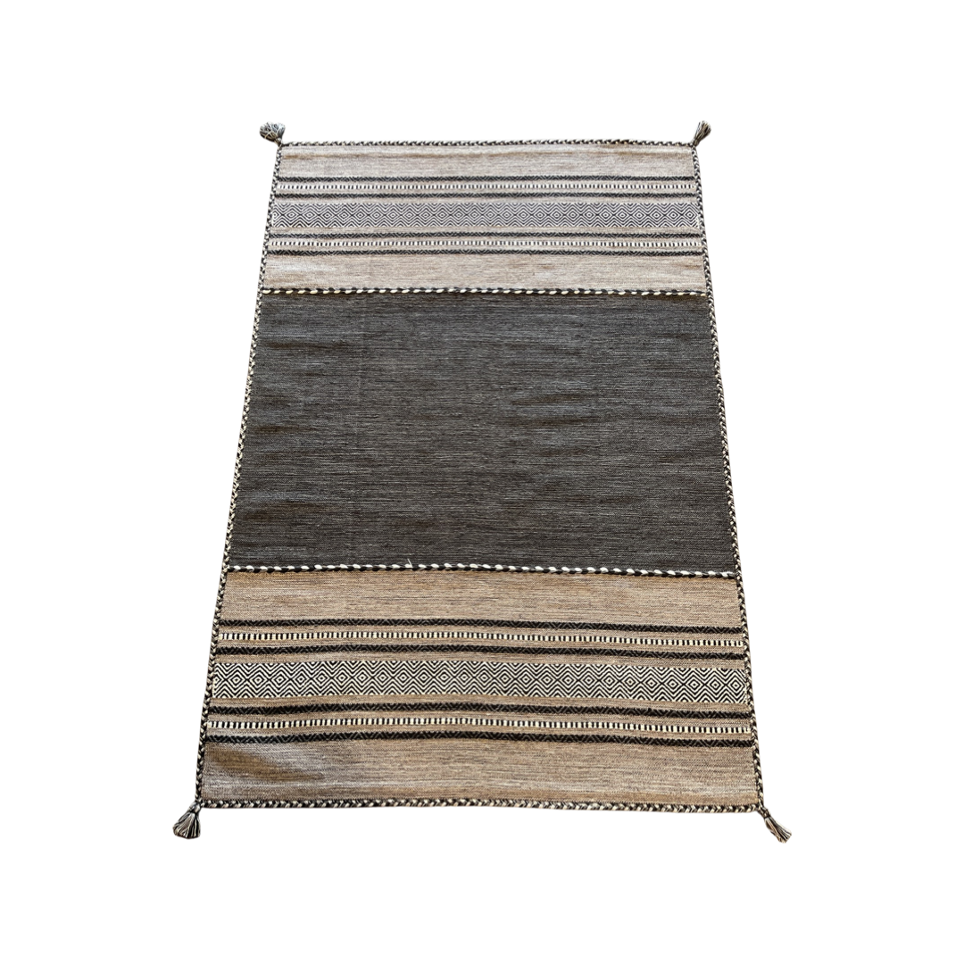 Hoorzitting krassen bijgeloof Handgeweven tapijt Flatweave – Vantyghem