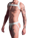 Signature Jockstrap Grey on White - TASTE Menswear