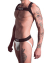 Signature Jockstrap White on Black - TASTE Menswear