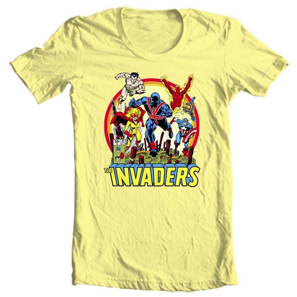 The Invaders T 1970s WWII Marvel Comics graphic tee – Tshirts