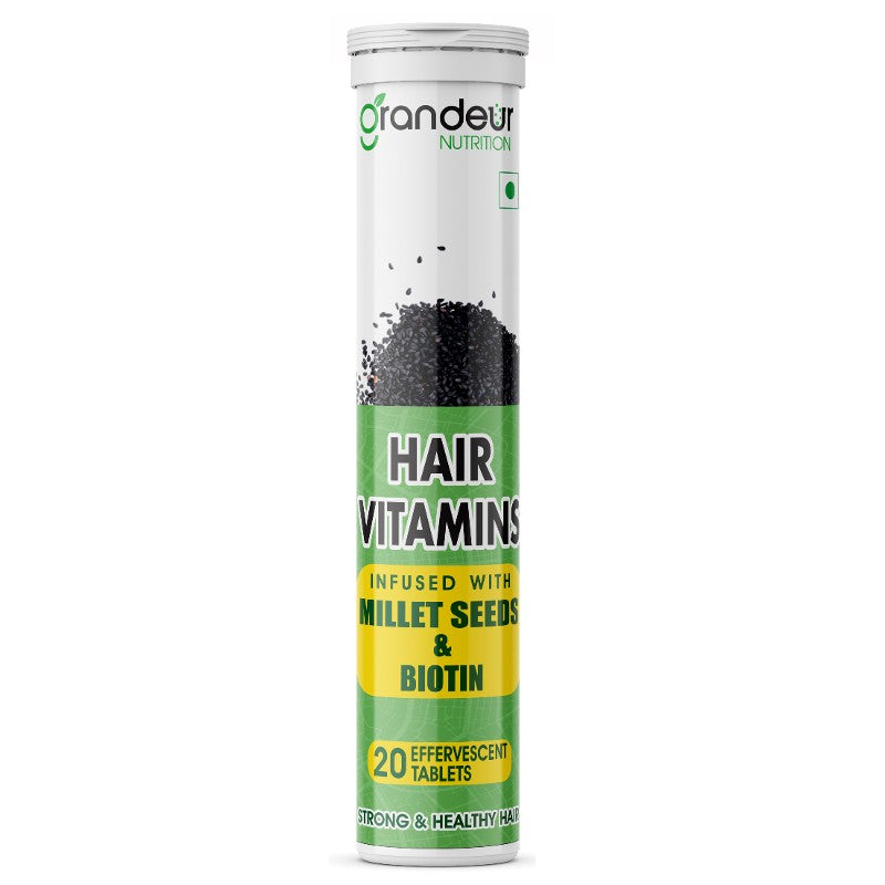 Grandeur Hair Vitamins For Hair Growth And Hair Fall Control With Biot –  GRANDEUR