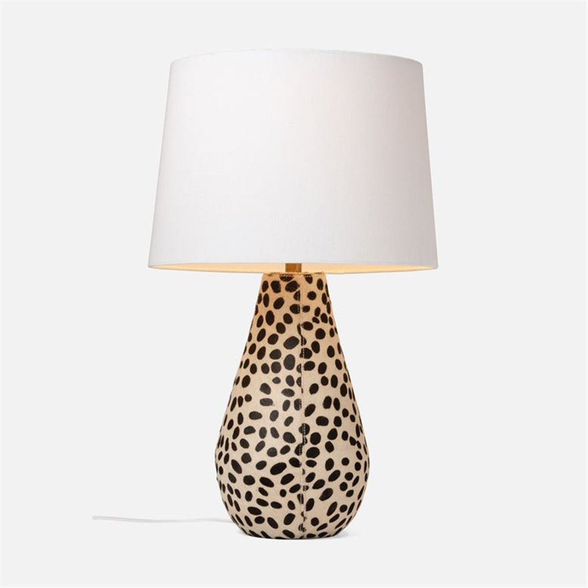 dalmatian print lamp