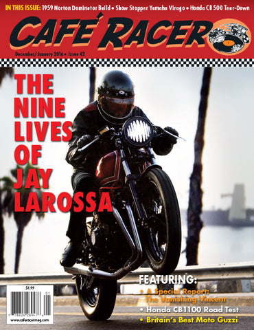 Cafe Racer Magazine cover Lossa Engineering Honda CB550