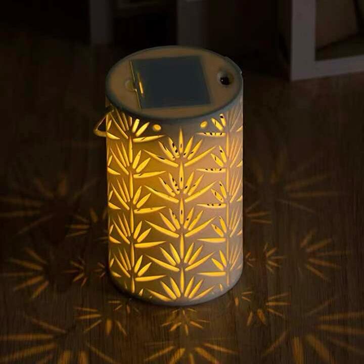 Floral Cut Work Lantern Shaped Led Candle Lights | Home Decor