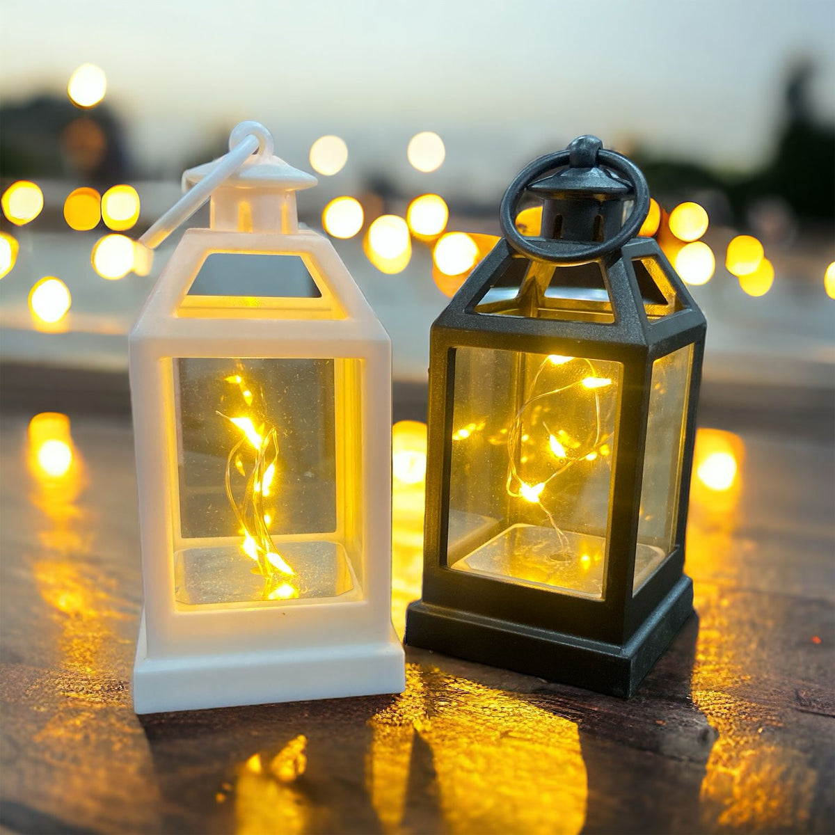 Simple Lantern Shaped Led Candle Lights | Home Decor - Home Hatch