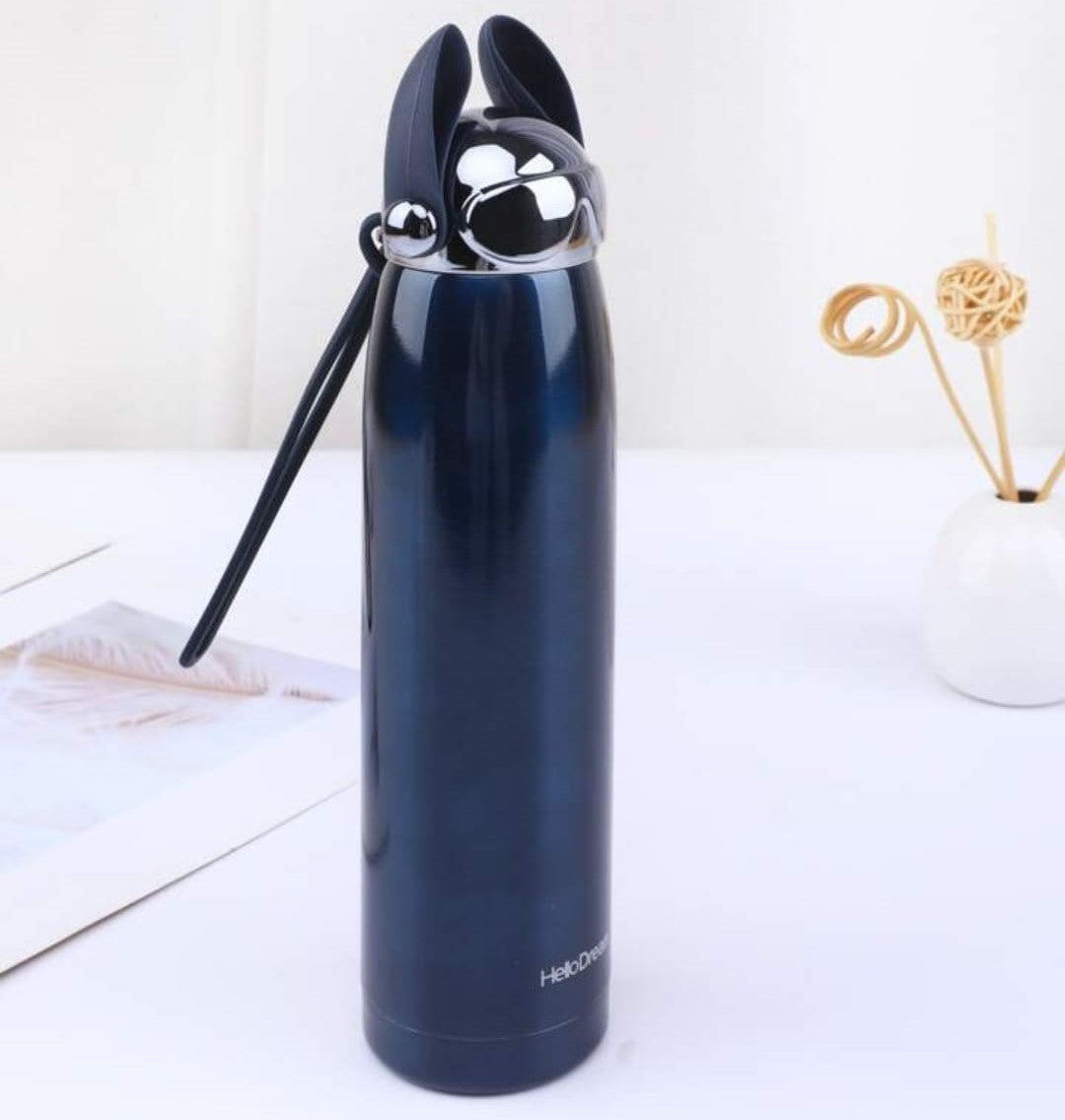 Rabbit/Cat Ears Stainless Steel Water Bottle