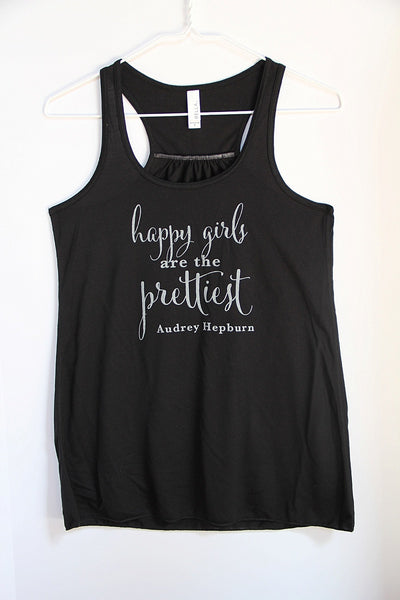 Happy Girls Are the Prettiest Bella tank