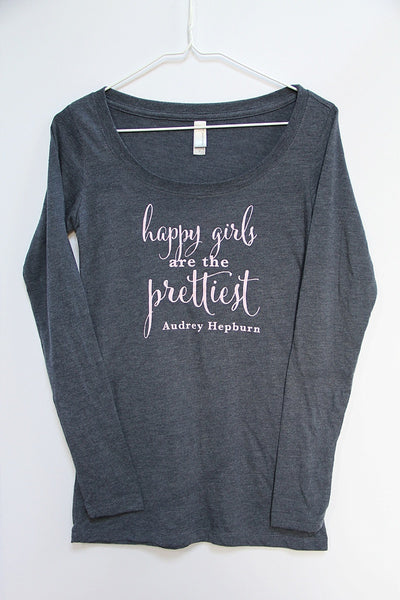 Happy Girls Are the Prettiest long sleeve t