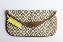 JOYN Oversized Envelope Clutch - Ikat Diamond