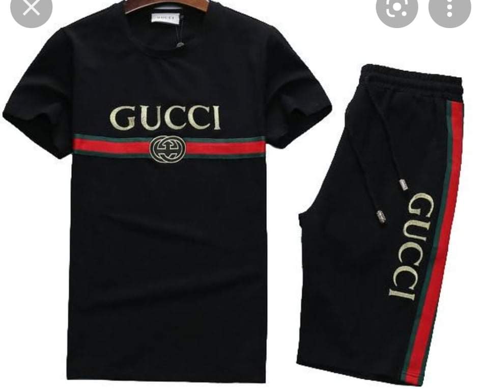 men gucci short set