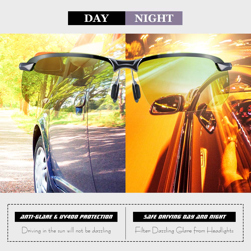 HD Night Sight Car Driving Glasses Sunglasses Polarized Anti Glare Night Vision