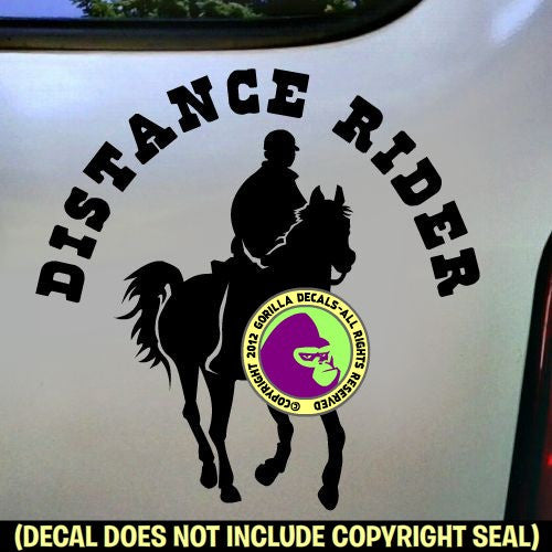 Endurance DISTANCE RIDER Vinyl Decal Sticker C 
