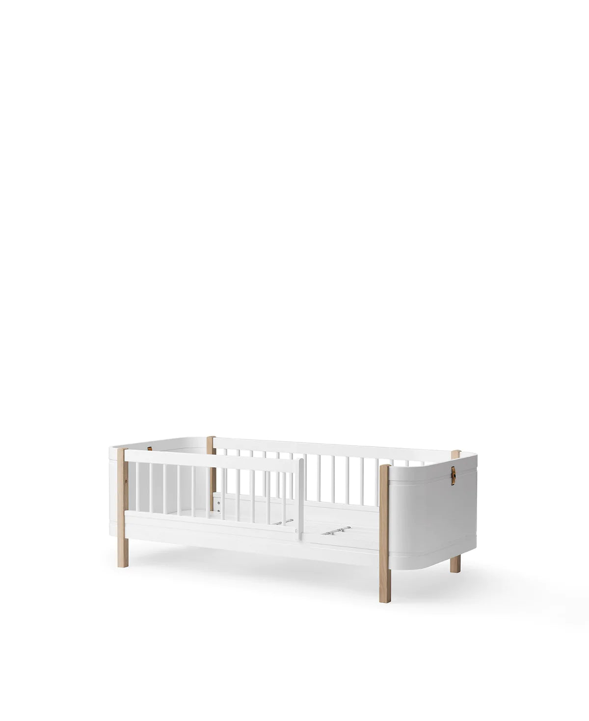 Mini+ Juniorbett, 68x162 cm, weiß/Eiche
