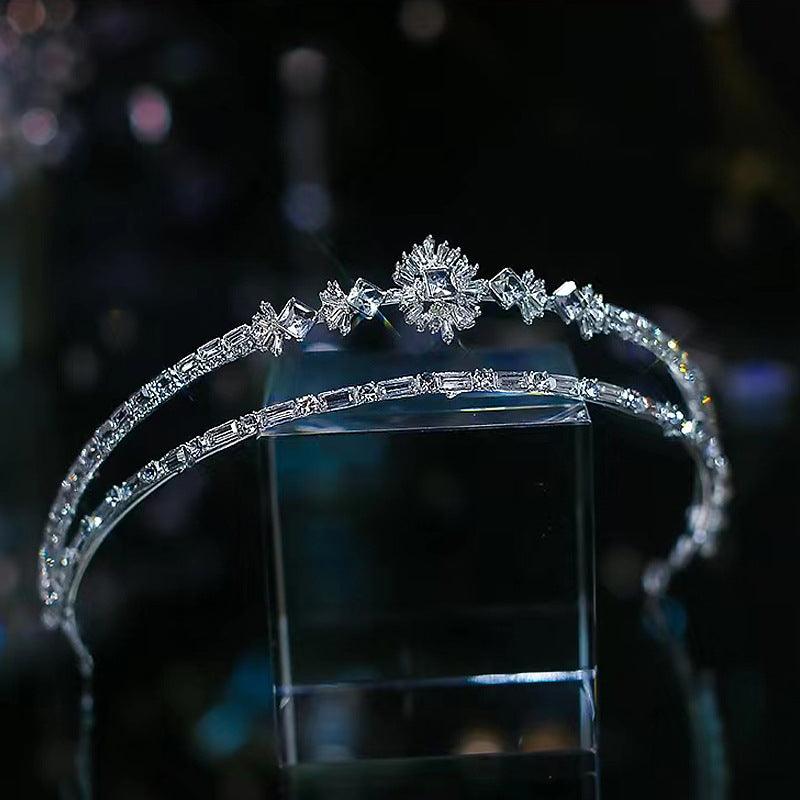 Wedding headdress crystal crown - 8