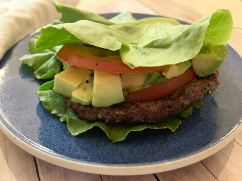 Try low carb, high protein Paleo burgers