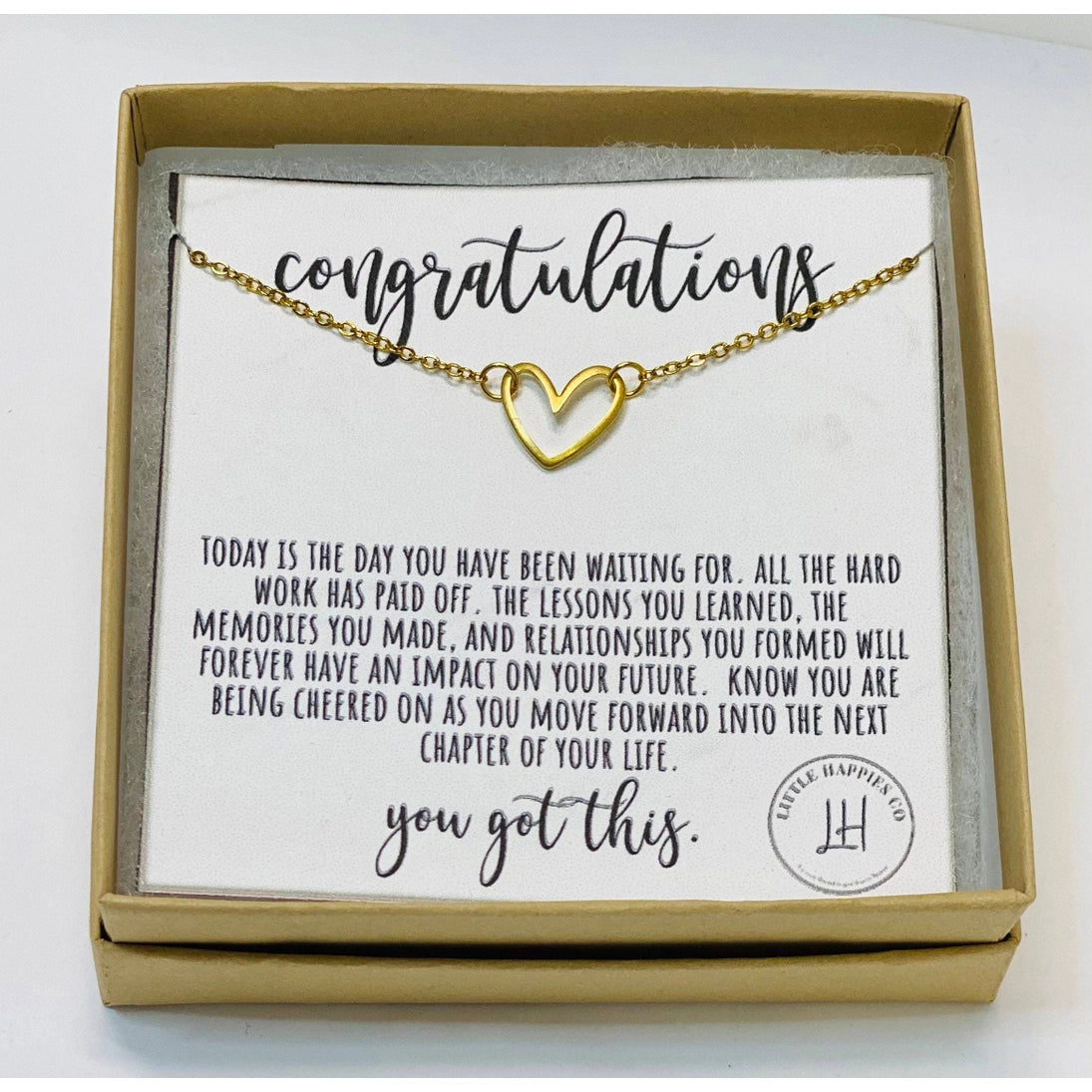 Congratulations Graduation Necklace