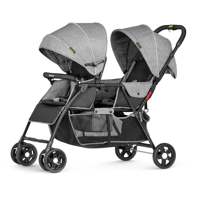 Rain Cover And More! Twin Double Buggy Baby Pushchair Pram With Changing Bag 