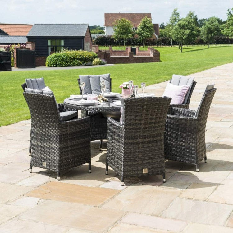 maze 6 seater dining set