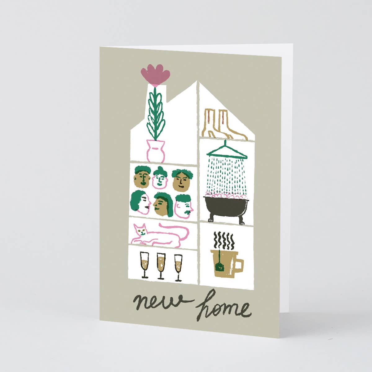 ‘New Home’ Greetings Card