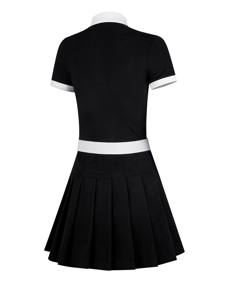 PGM QZ078 polo mini golf skirt set customize pleated high quality golf skirt